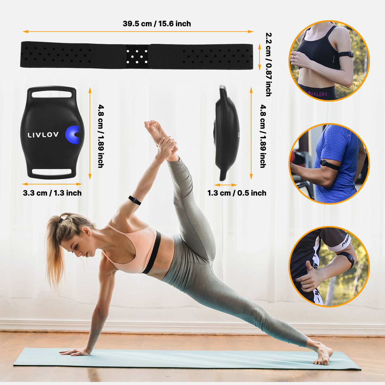 Running Outdoor Fitness Exercise Heart Rate Monitor