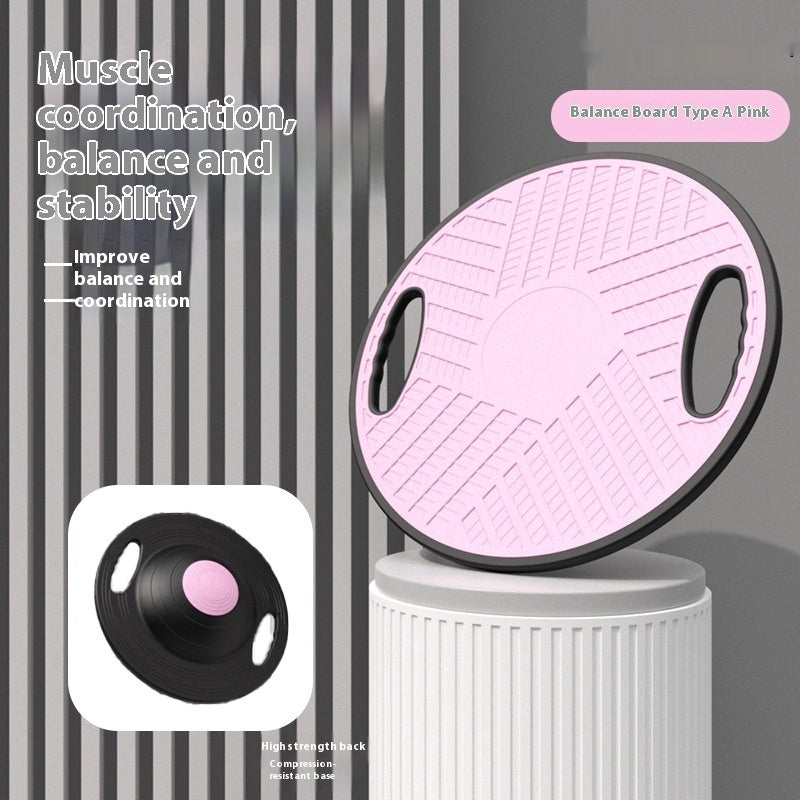 Portable Fitness Wood Surf Balance Board