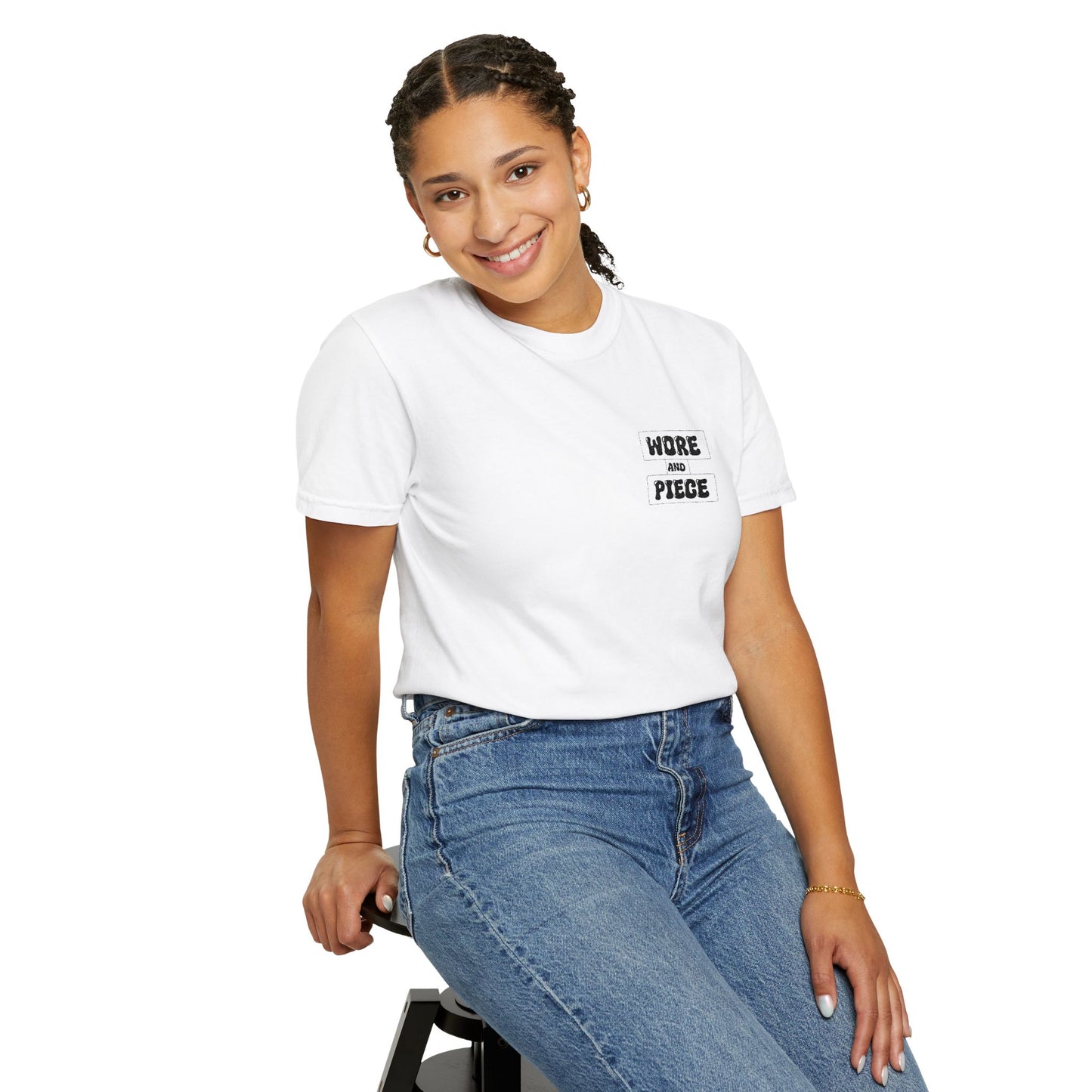 Worn and Piece Unisex Garment-Dyed T-Shirt