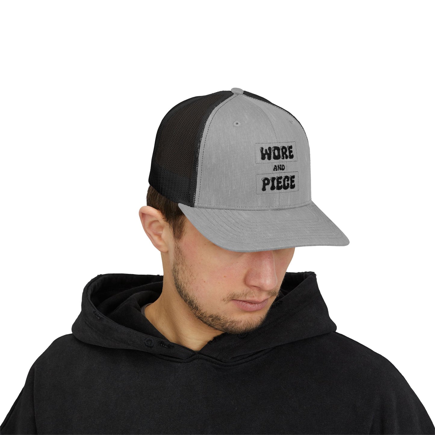 Wore and Piece Snapback Trucker Cap