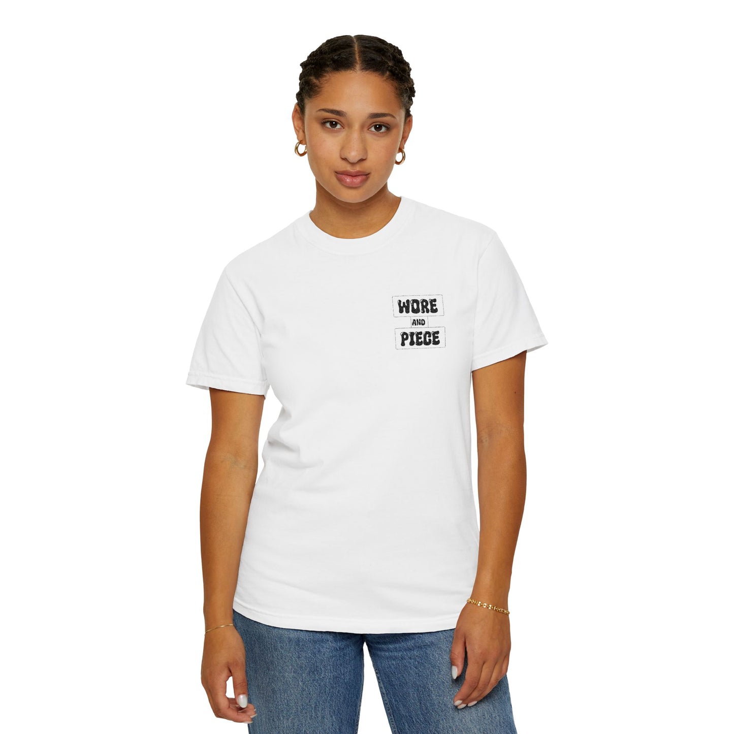 Worn and Piece Unisex Garment-Dyed T-Shirt