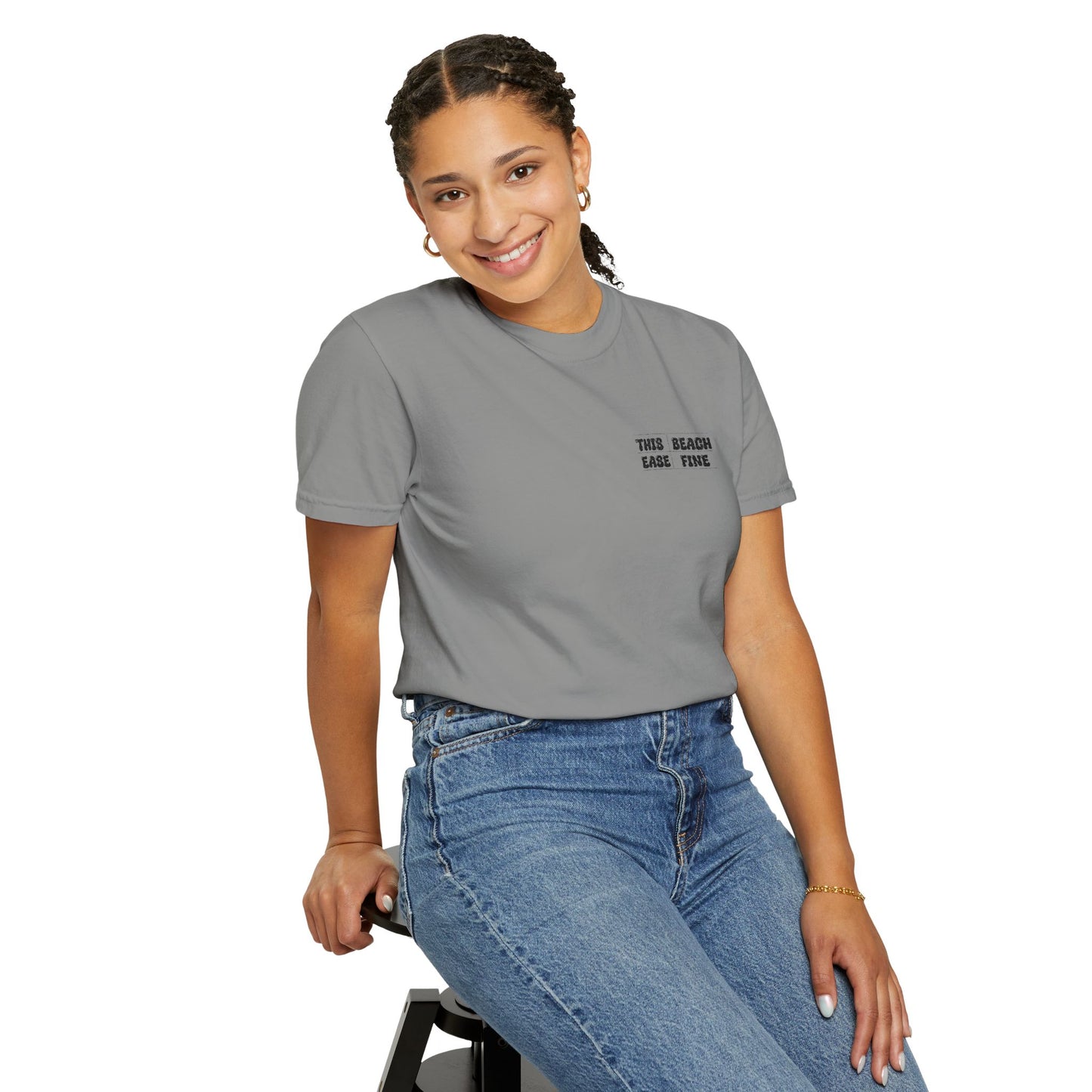 The Beach Ease Fine Unisex Garment-Dyed T-Shirt