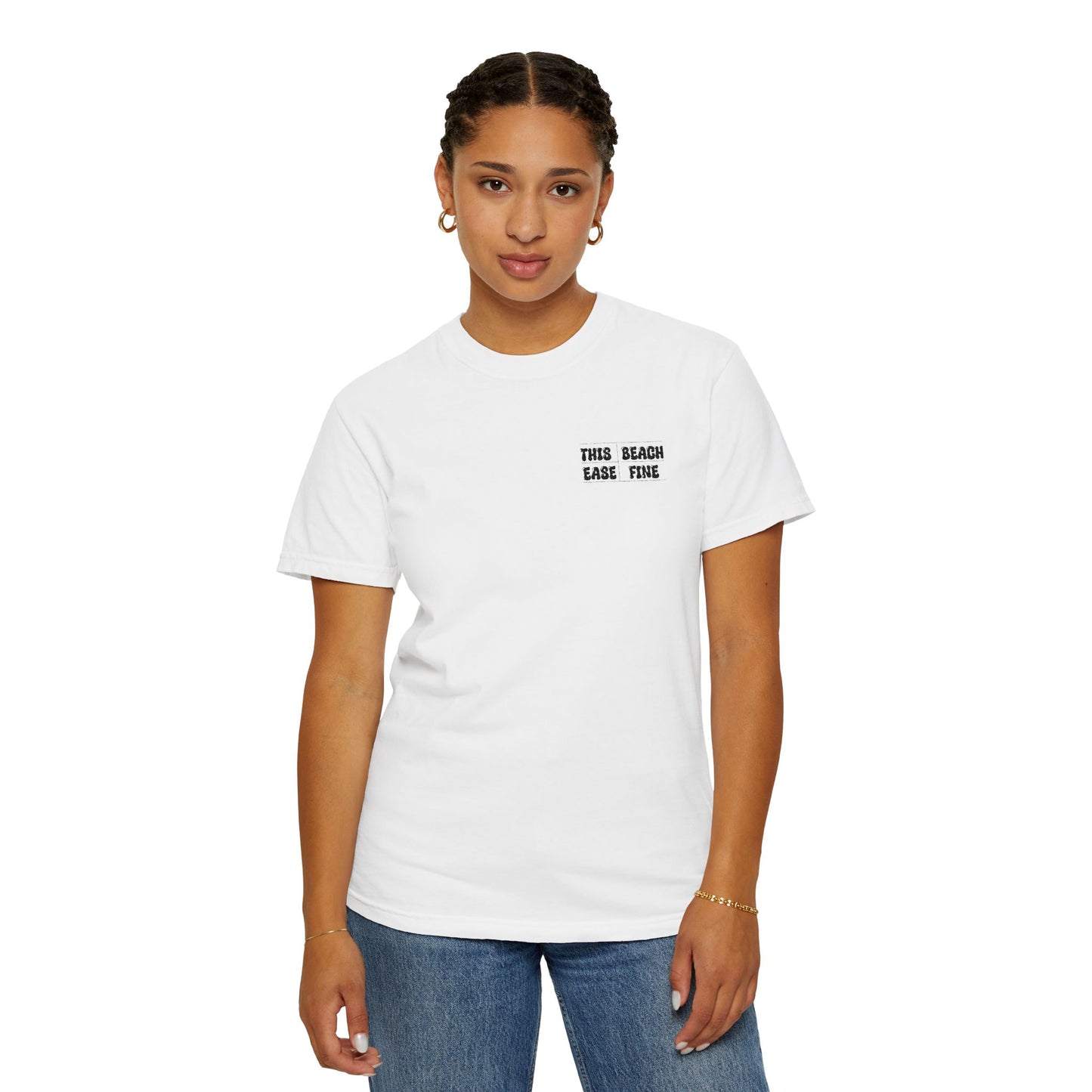 The Beach Ease Fine Unisex Garment-Dyed T-Shirt