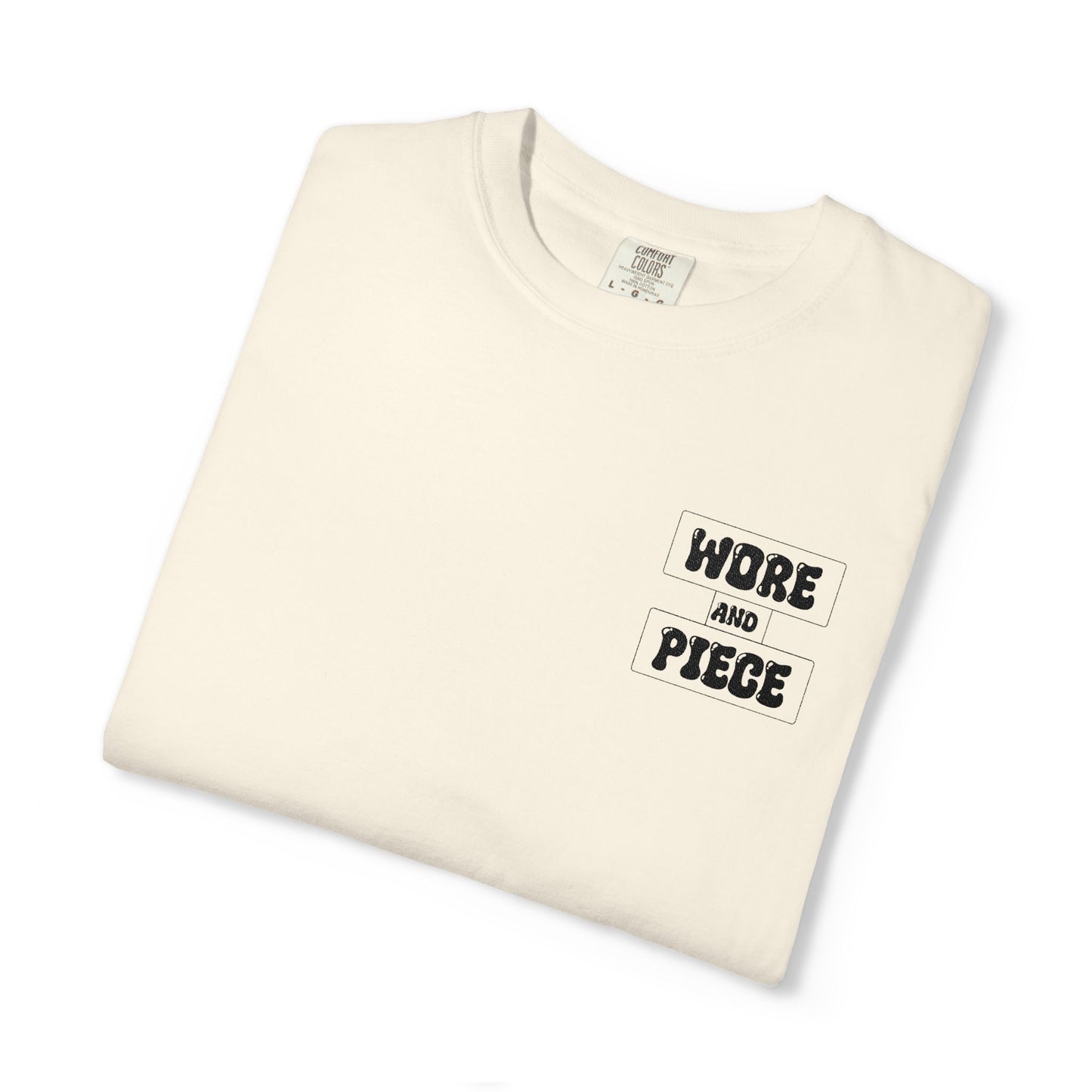 Worn and Piece Unisex Garment-Dyed T-Shirt