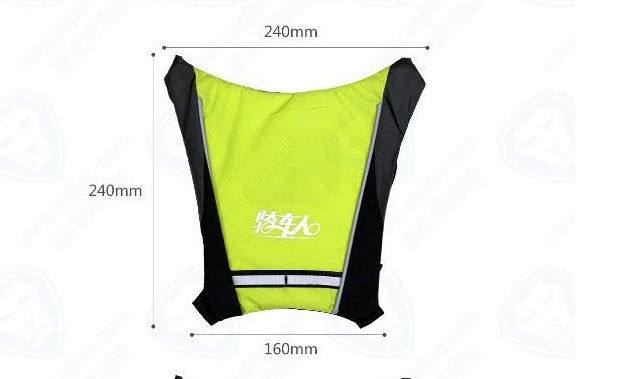 Remote Control Outdoor USB Rechargeable Reflective Vest