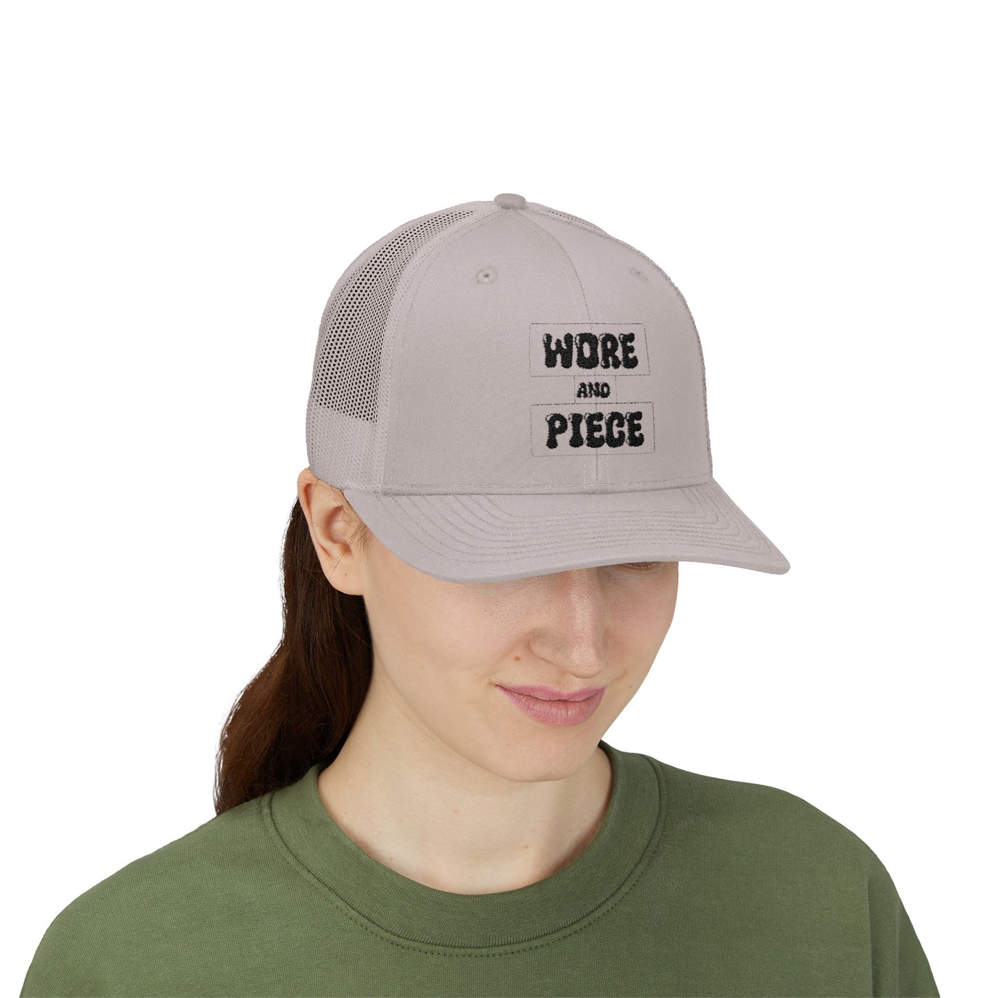 Wore and Piece Snapback Trucker Cap