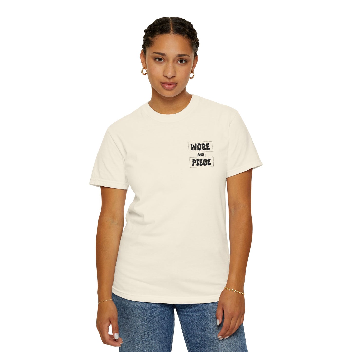 Worn and Piece Unisex Garment-Dyed T-Shirt