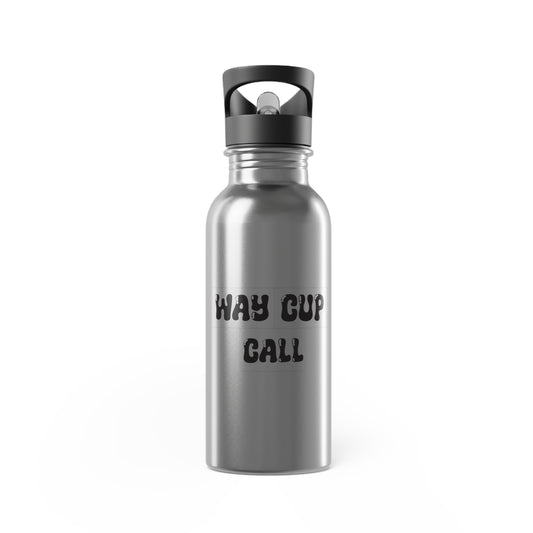 Stylish Stainless Steel Water Bottle with Straw
