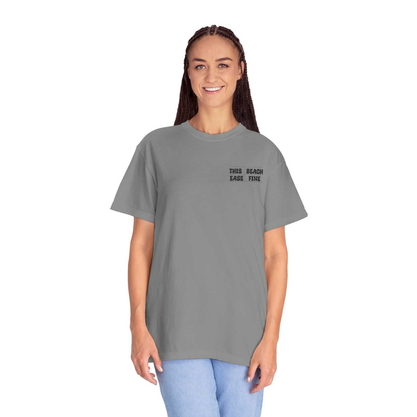 The Beach Ease Fine Unisex Garment-Dyed T-Shirt