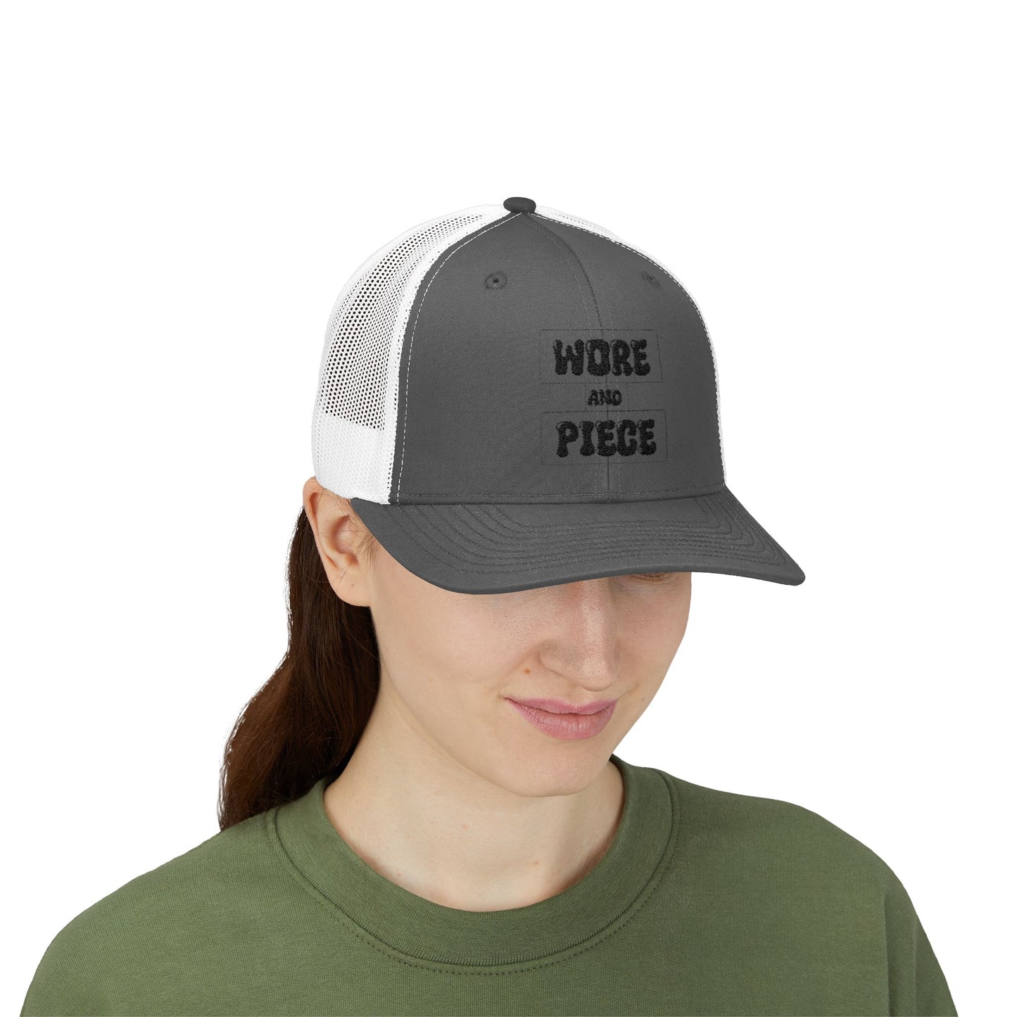Wore and Piece Snapback Trucker Cap