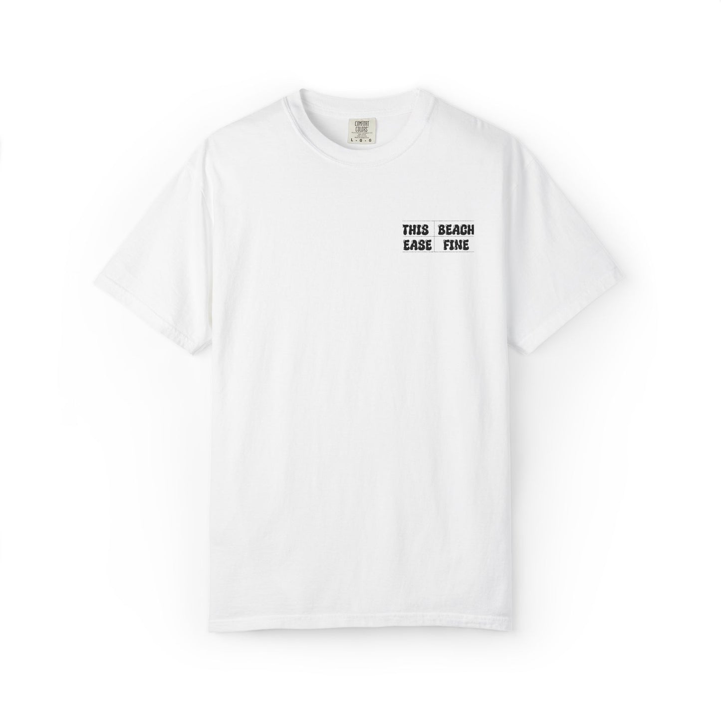 The Beach Ease Fine Unisex Garment-Dyed T-Shirt