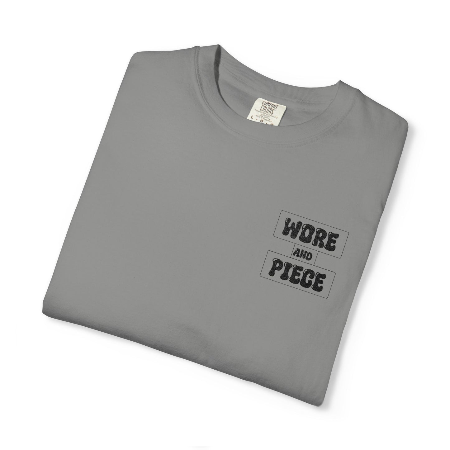 Worn and Piece Unisex Garment-Dyed T-Shirt
