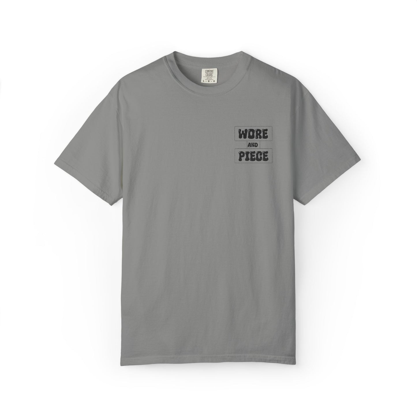 Worn and Piece Unisex Garment-Dyed T-Shirt
