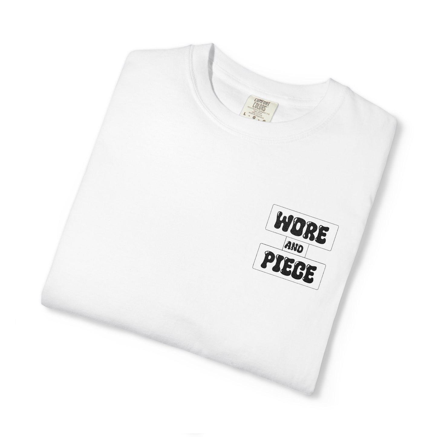 Worn and Piece Unisex Garment-Dyed T-Shirt