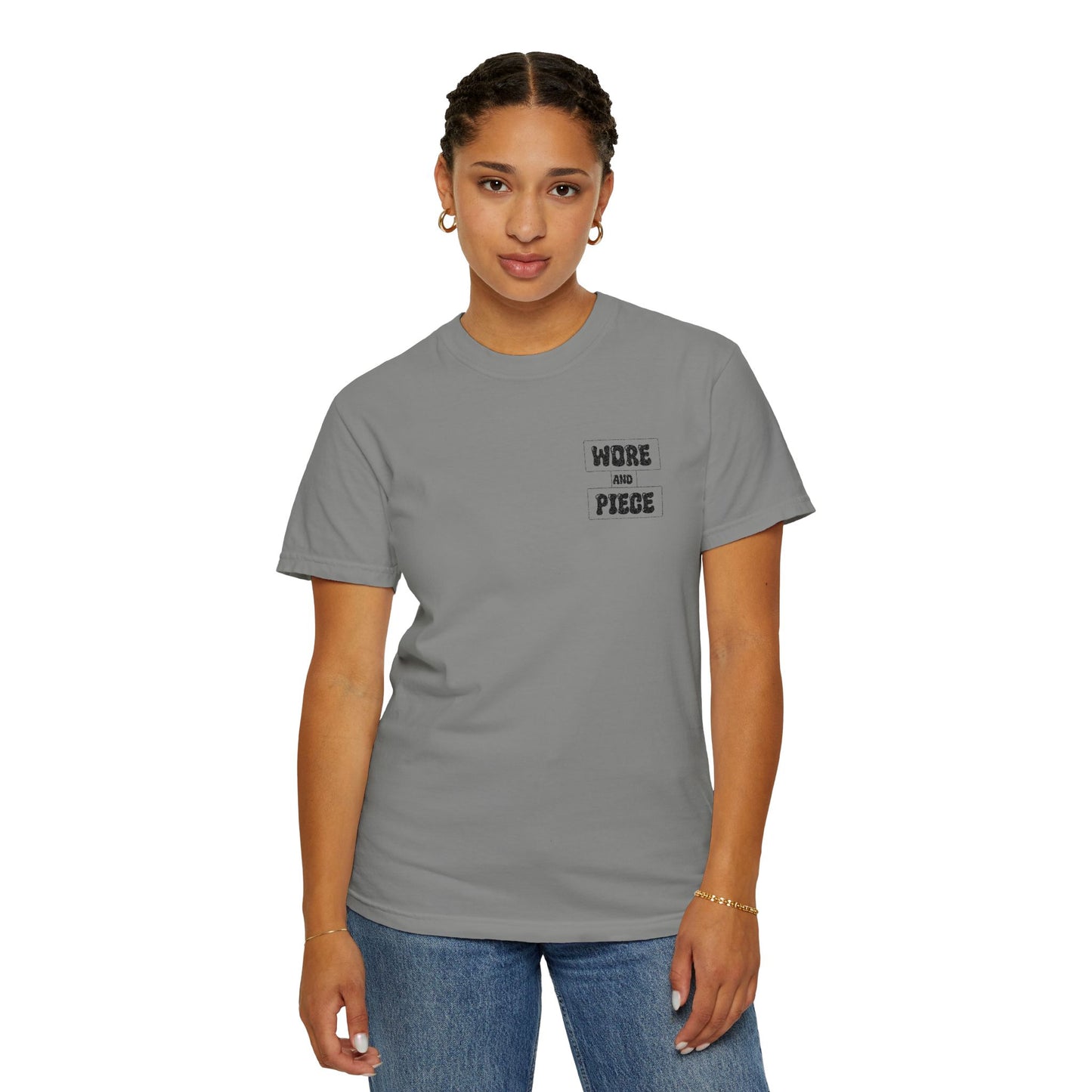 Worn and Piece Unisex Garment-Dyed T-Shirt