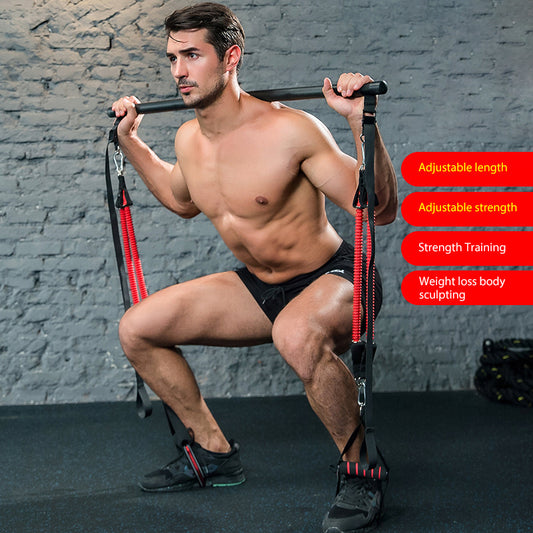 Body Workout Trainer Bar with Resistance Band