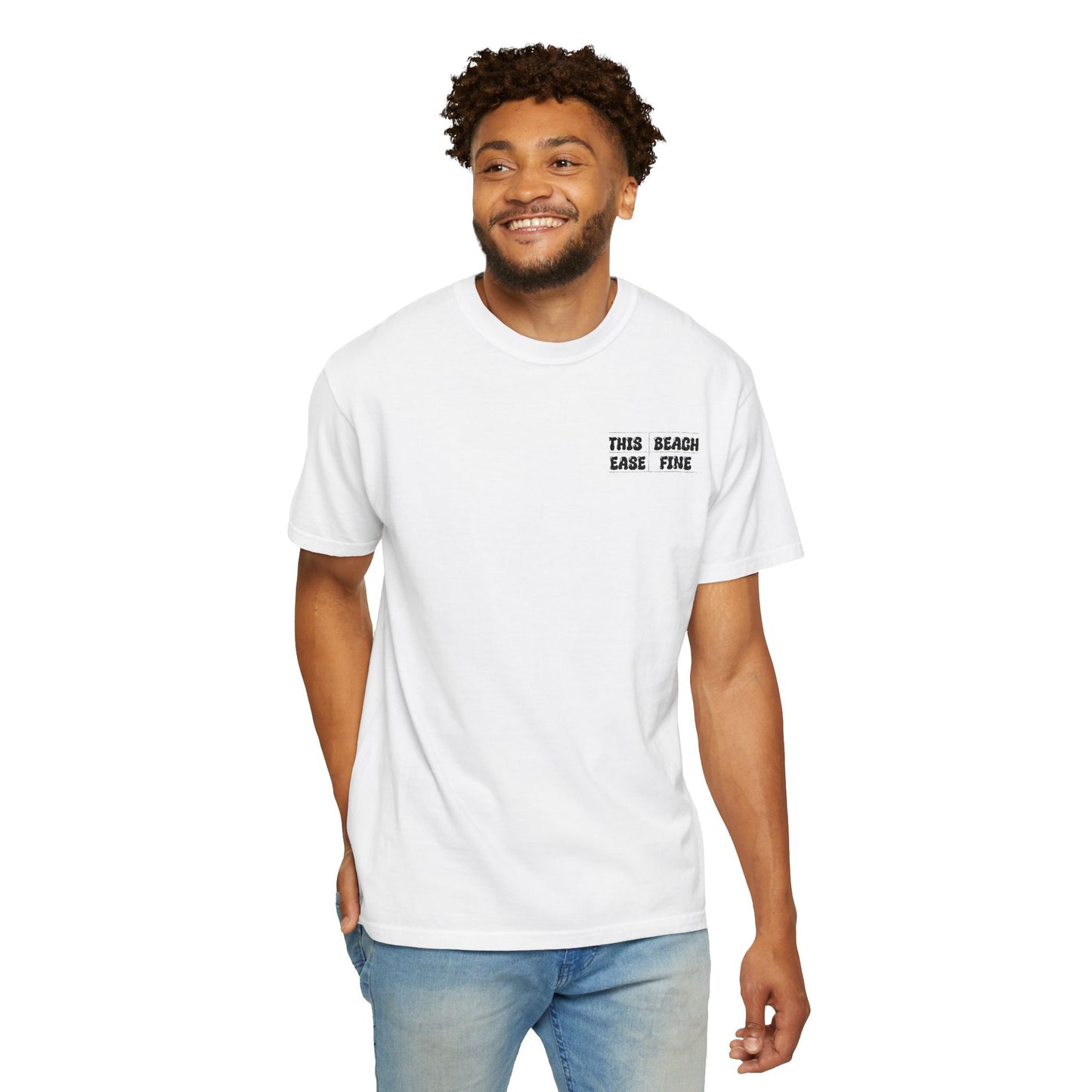The Beach Ease Fine Unisex Garment-Dyed T-Shirt