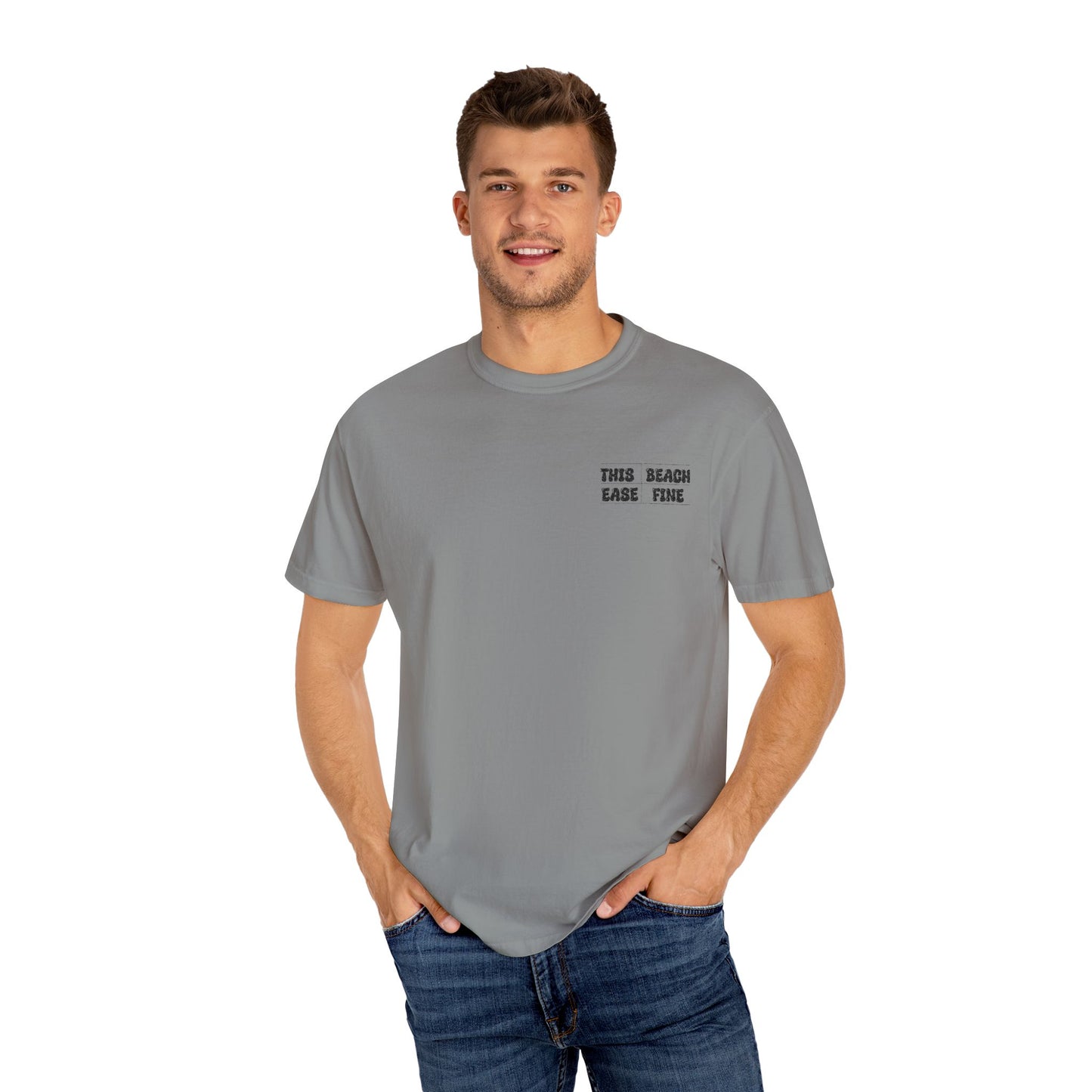 The Beach Ease Fine Unisex Garment-Dyed T-Shirt