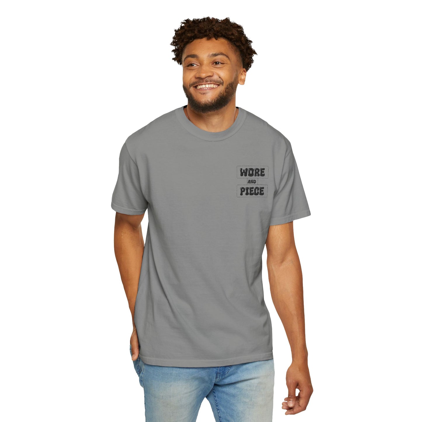Worn and Piece Unisex Garment-Dyed T-Shirt