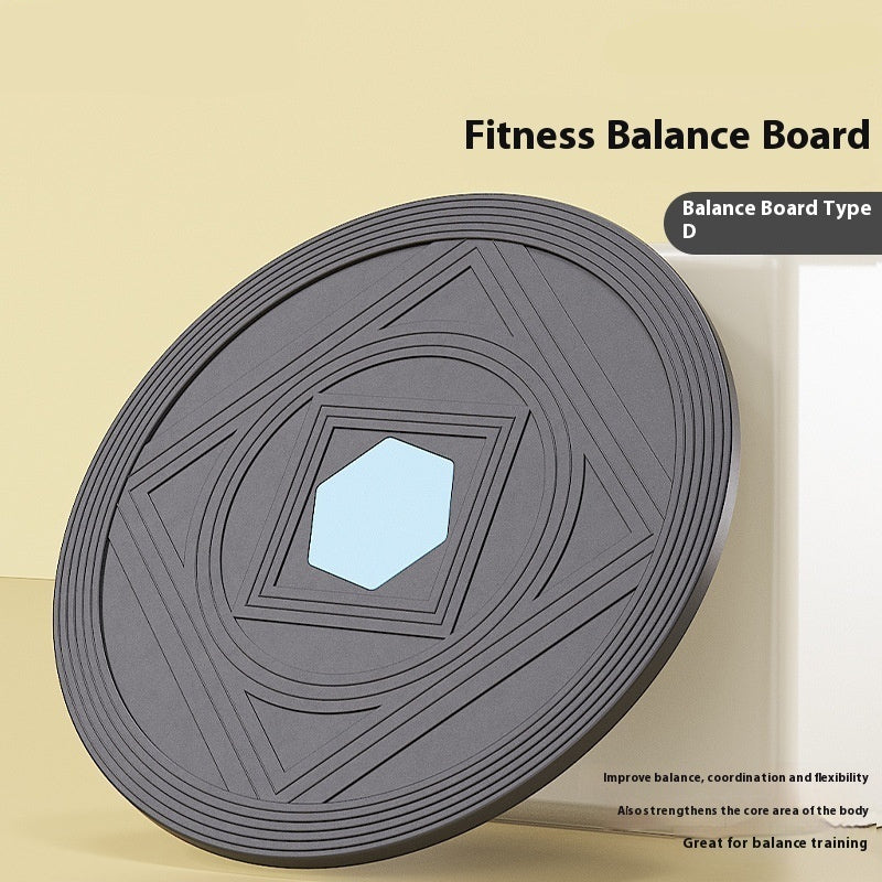Portable Fitness Wood Surf Balance Board