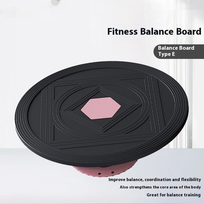Portable Fitness Wood Surf Balance Board