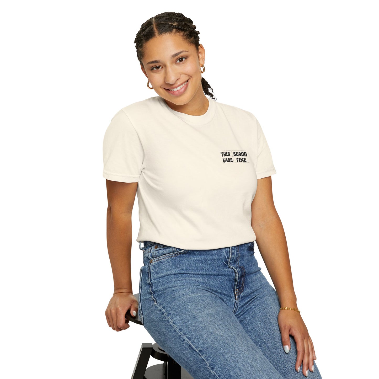 The Beach Ease Fine Unisex Garment-Dyed T-Shirt
