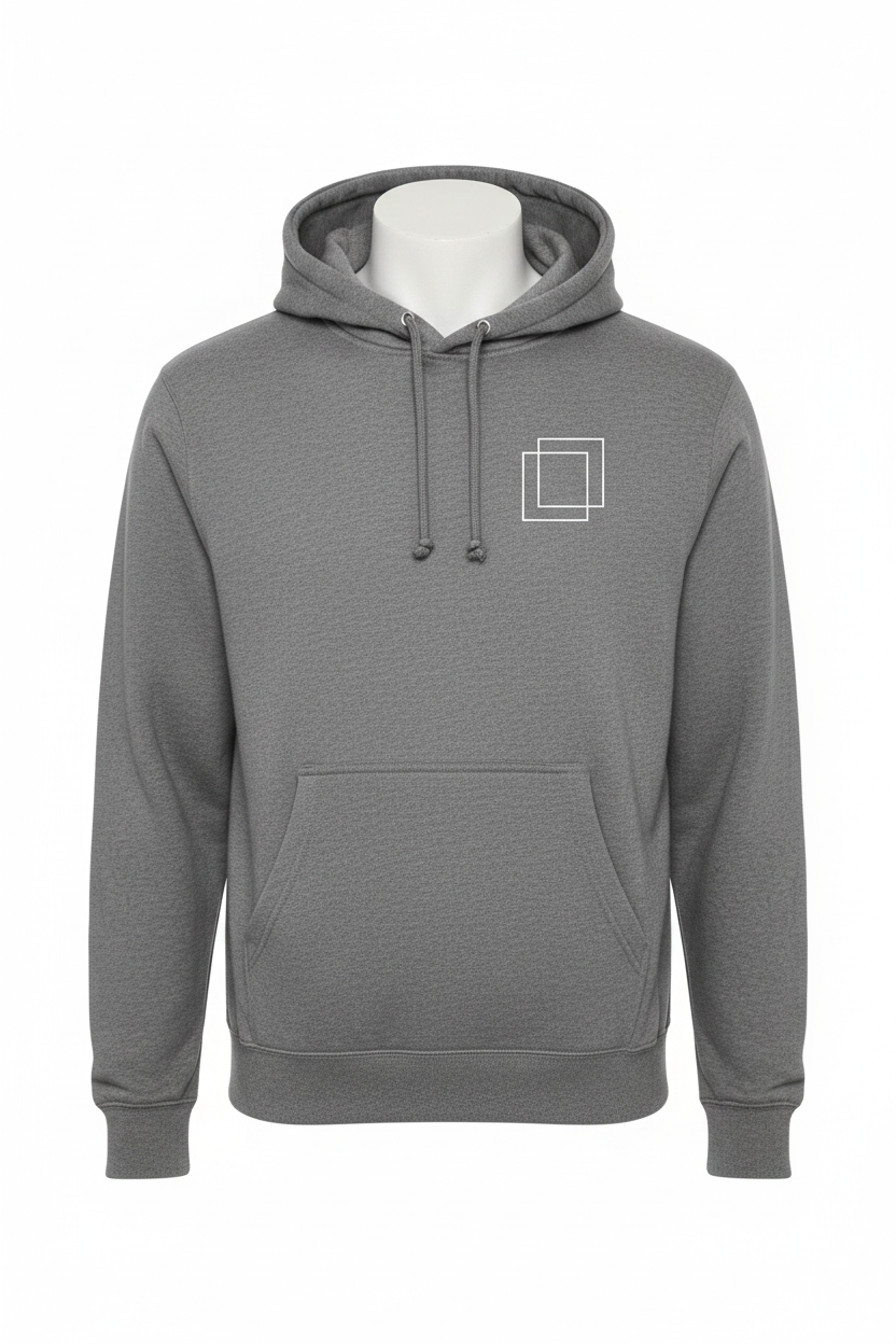 Frame Hoodie™ Grey Front